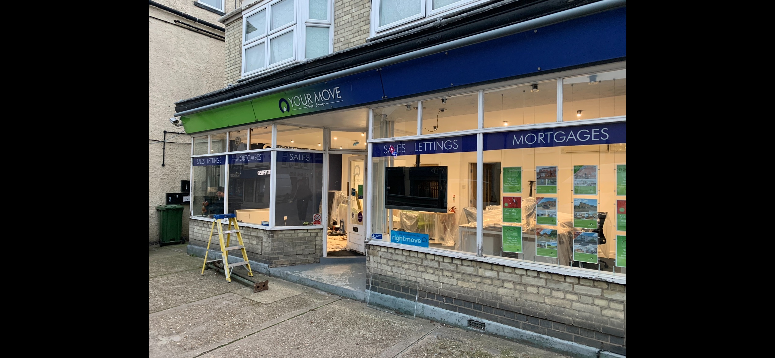 Shopfront before